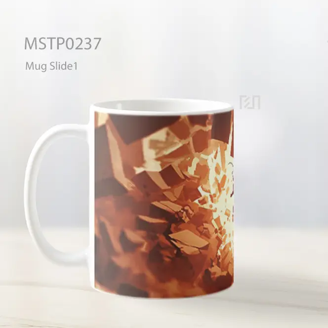 Attack On Titan Wall Epic Action Scene Mug MSTP0237 - All-side / Desain