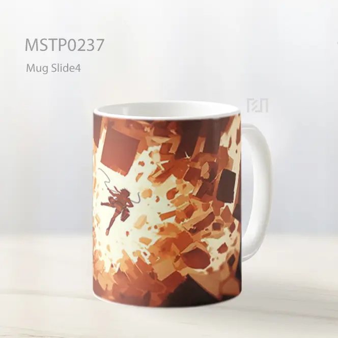 Attack On Titan Wall Epic Action Scene Mug MSTP0237