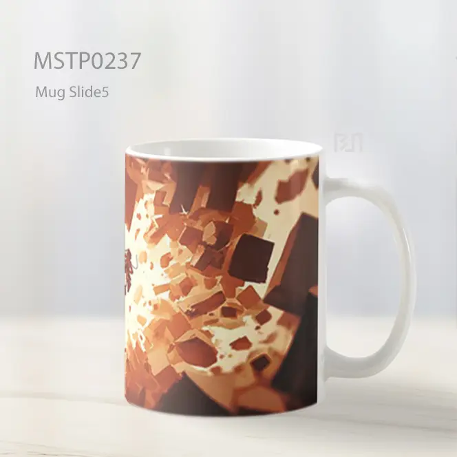 Attack On Titan Wall Epic Action Scene Mug MSTP0237 - All-side / Desain