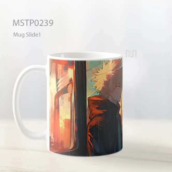 Bakugo And Deku Hujan Hari Mug MSTP0239 - All-side / Desain