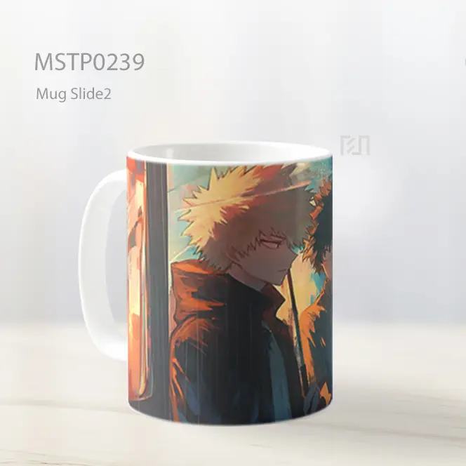 Bakugo And Deku Hujan Hari Mug MSTP0239 - All-side / Desain