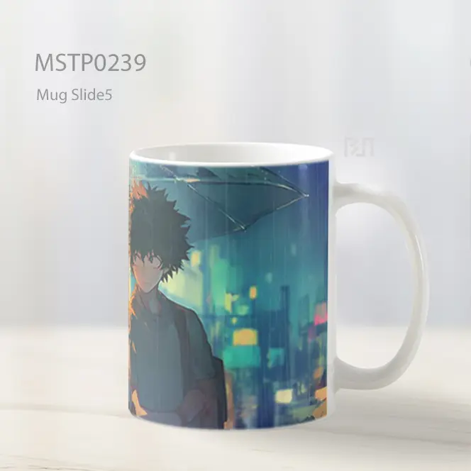 Bakugo And Deku Hujan Hari Mug MSTP0239 - All-side / Desain