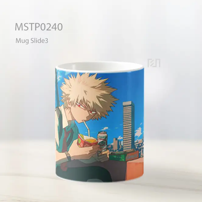 Bakugo Istirahat Makan Siang Mug MSTP0240 - All-side / Desain