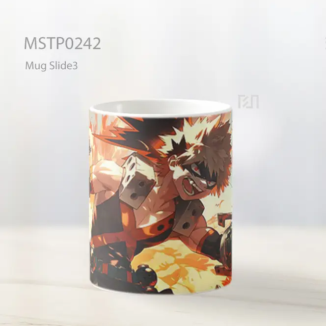 Bakugo Katsuki Pertempuran Sengit Mug MSTP0242 - All-side / Desain