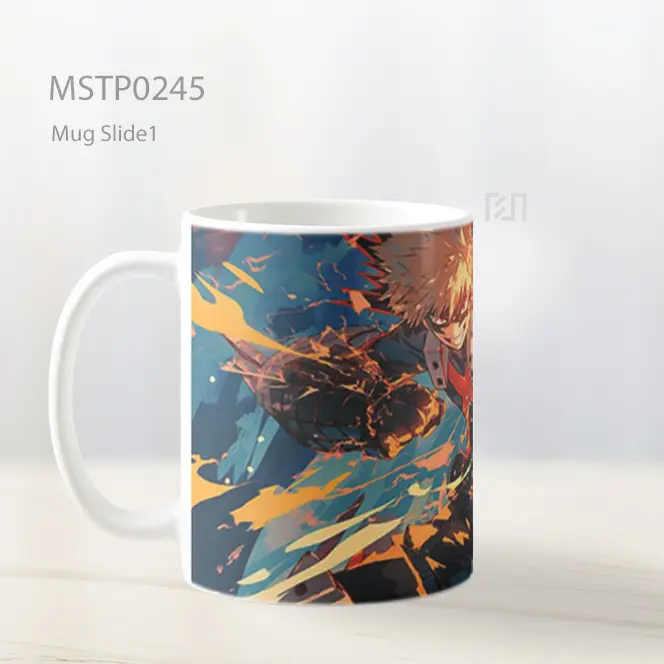 Bakugo Percikan Emas Mug MSTP0245 - All-side / Desain