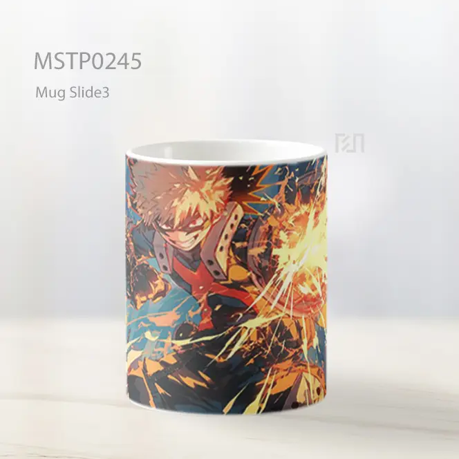 Bakugo Percikan Emas Mug MSTP0245 - All-side / Desain