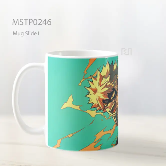Bakugo Pose Aksi Mug MSTP0246 - All-side / Desain