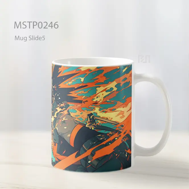 Bakugo Pose Aksi Mug MSTP0246 - All-side / Desain