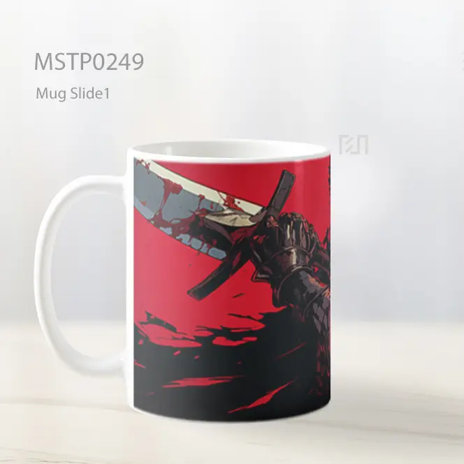 Berserk Guts Dengan Pedang Berdarah Mug MSTP0249 - All-side / Desain