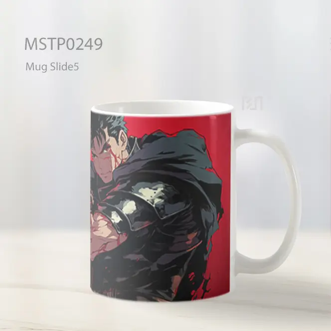 Berserk Guts Dengan Pedang Berdarah Mug MSTP0249 - All-side / Desain