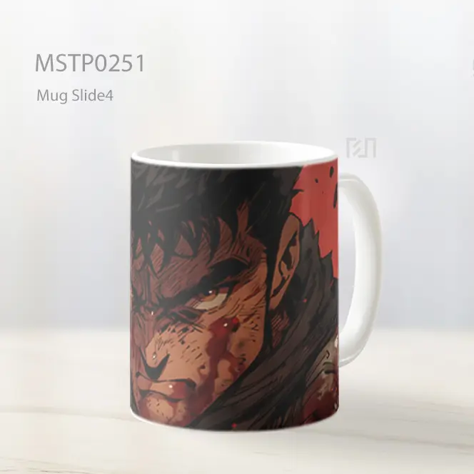 Berserk Guts Merah Darah Mug MSTP0251