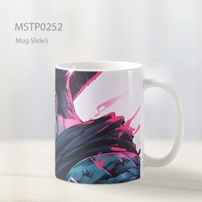 Berserk Guts Putih Mug MSTP0252 - All-side / Desain