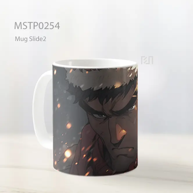 Berserk Guts Topi Natal Mug MSTP0254 - All-side / Desain