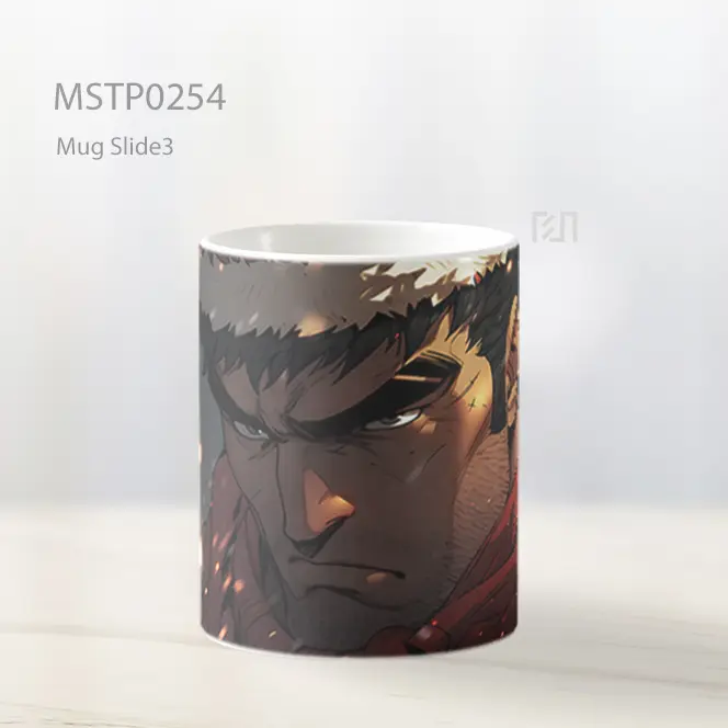 Berserk Guts Topi Natal Mug MSTP0254 - All-side / Desain