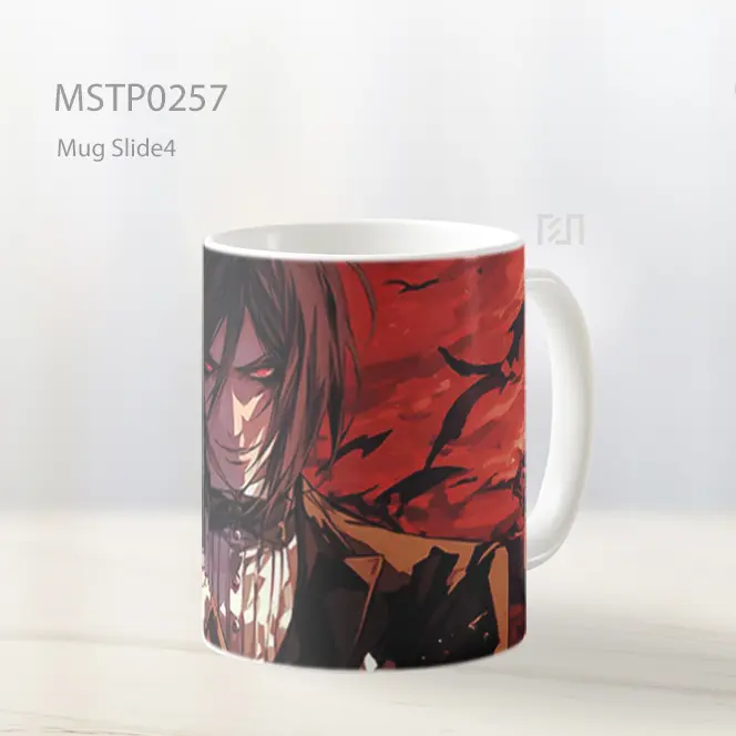 Black Butler Sebastian Anime Merah Mug MSTP0257