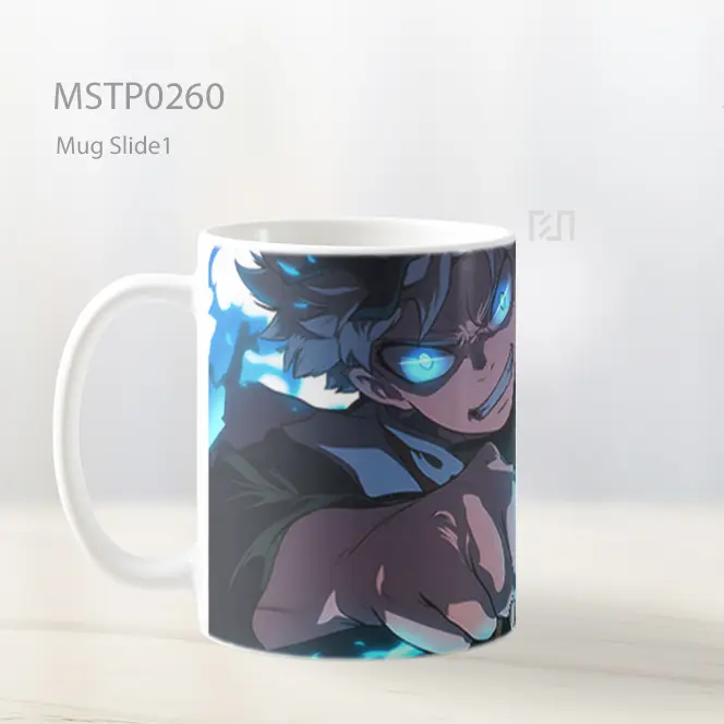 Black Clover Asta Kekuatan Mug MSTP0260 - All-side / Desain