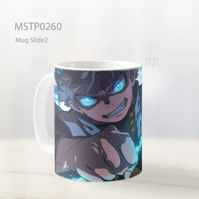 Black Clover Asta Kekuatan Mug MSTP0260 - All-side / Desain