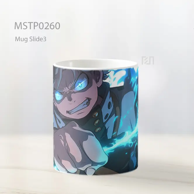 Black Clover Asta Kekuatan Mug MSTP0260 - All-side / Desain