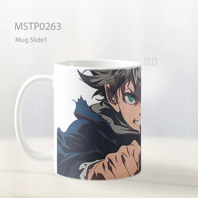 Black Clover Asta Pedang Mug MSTP0263 - All-side / Desain