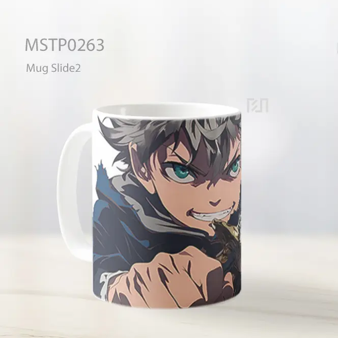 Black Clover Asta Pedang Mug MSTP0263 - All-side / Desain