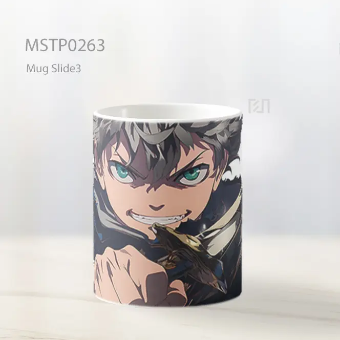 Black Clover Asta Pedang Mug MSTP0263 - All-side / Desain