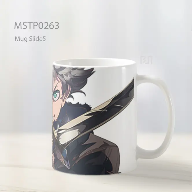 Black Clover Asta Pedang Mug MSTP0263 - All-side / Desain