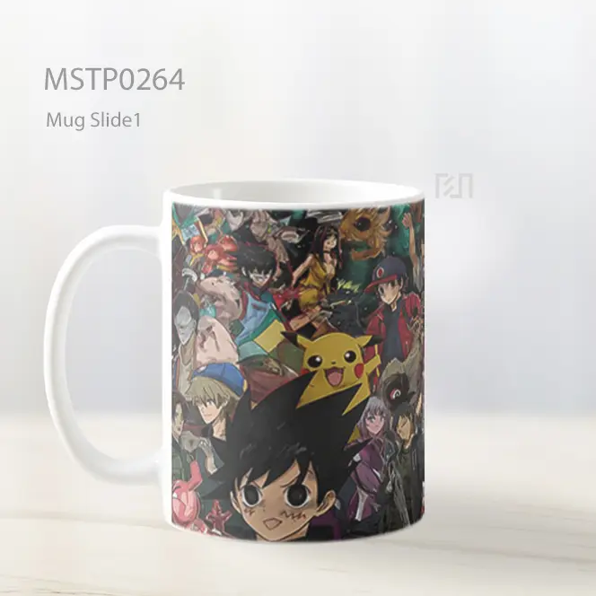 Black Clover Cast Mug MSTP0264 - All-side / Desain