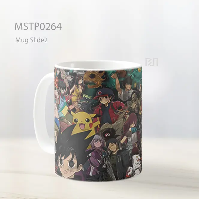 Black Clover Cast Mug MSTP0264 - All-side / Desain