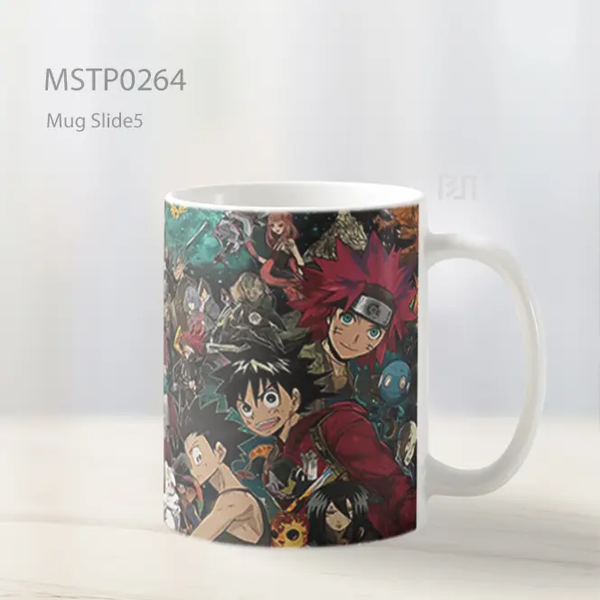 Black Clover Cast Mug MSTP0264 - All-side / Desain