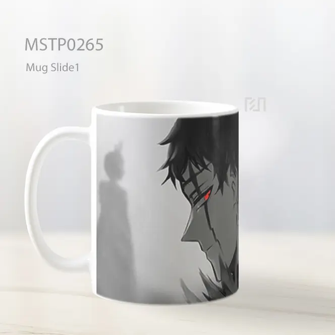 Black Clover Zenon Grey Mug MSTP0265 - All-side / Desain