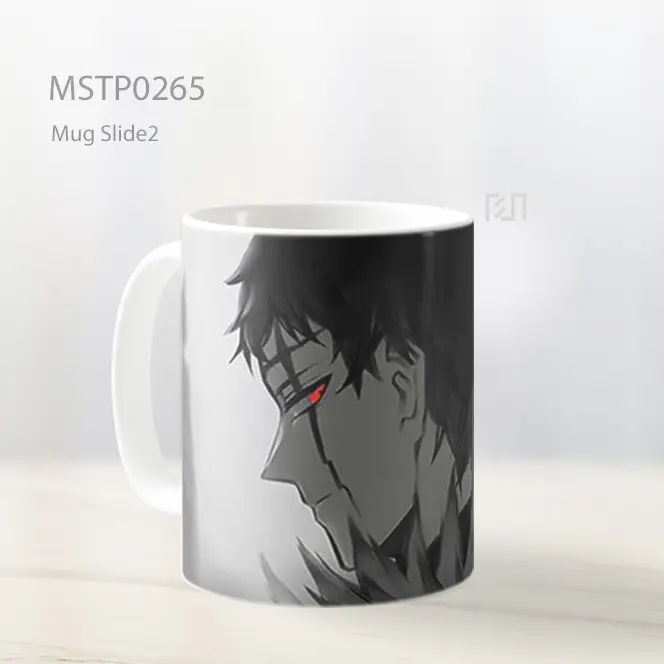 Black Clover Zenon Grey Mug MSTP0265 - All-side / Desain