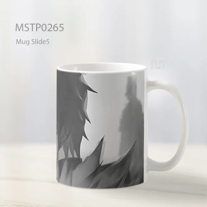 Black Clover Zenon Grey Mug MSTP0265 - All-side / Desain