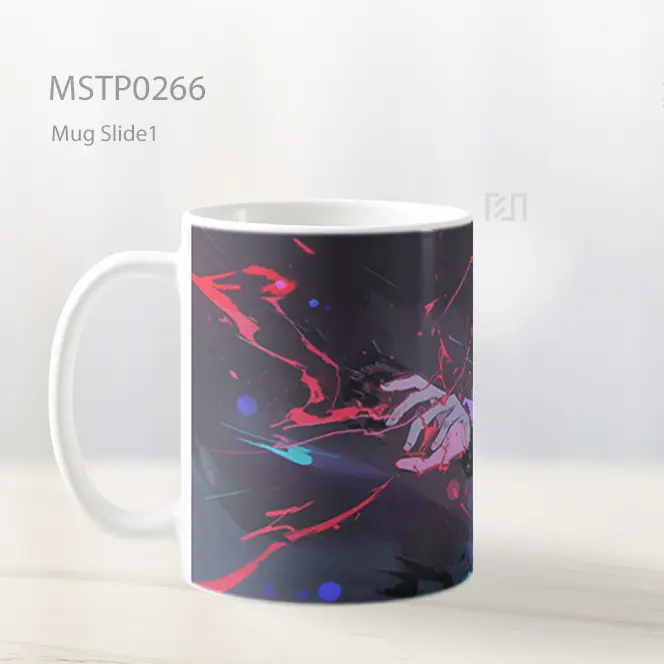 Black Flash Jujutsu Kaisen Mug MSTP0266 - All-side / Desain