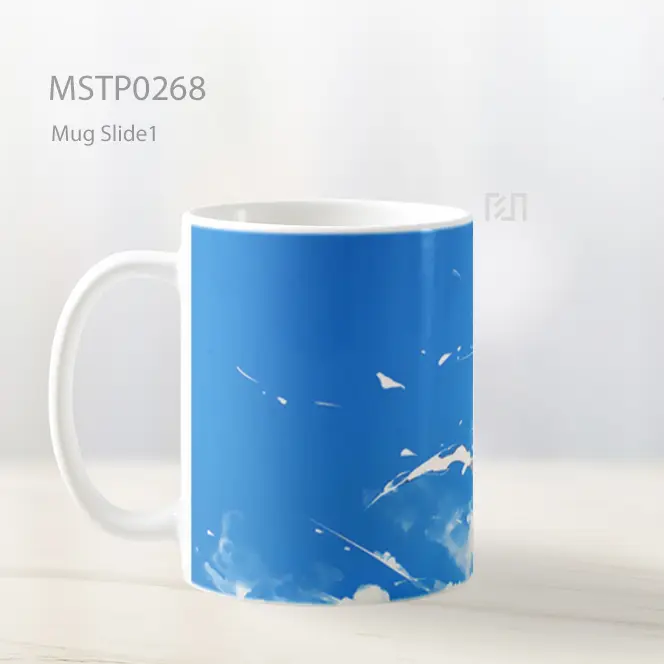 Bleach Ichigo Kurosaki Biru Mug MSTP0268 - All-side / Desain