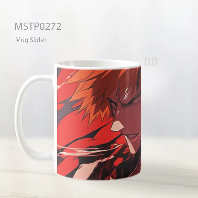 Bleach Ichigo Kurosaki Kekuatan Hollow Mug MSTP0272 - All-side / Desain