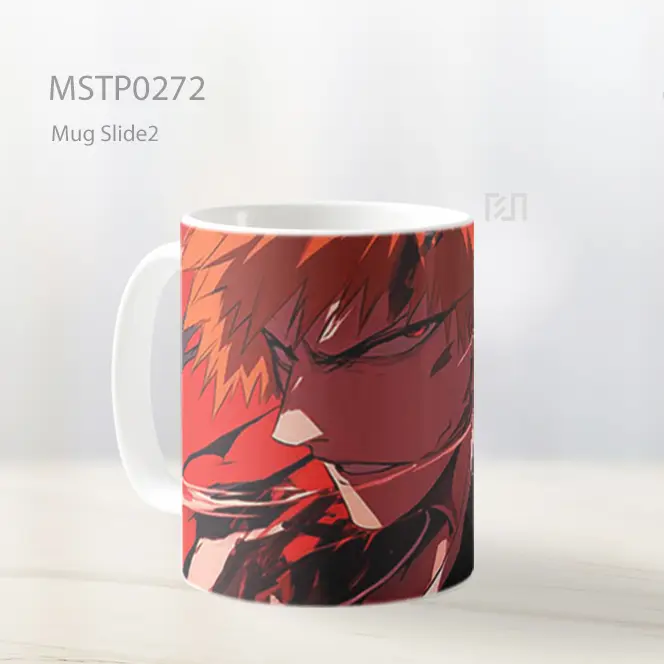 Bleach Ichigo Kurosaki Kekuatan Hollow Mug MSTP0272 - All-side / Desain