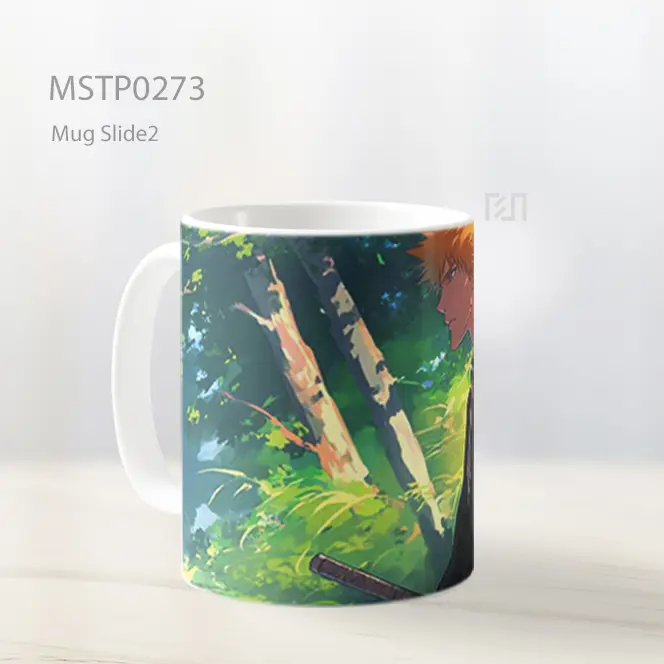 Bleach Ichigo Kurosaki Kuat Mug MSTP0273 - All-side / Desain
