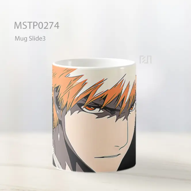 Bleach Ichigo Kurosaki Manga Mug MSTP0274 - All-side / Desain