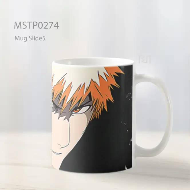 Bleach Ichigo Kurosaki Manga Mug MSTP0274 - All-side / Desain
