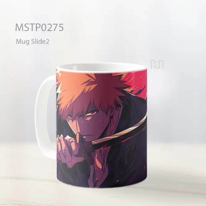 Bleach Ichigo Kurosaki Pedang Mug MSTP0275 - All-side / Desain