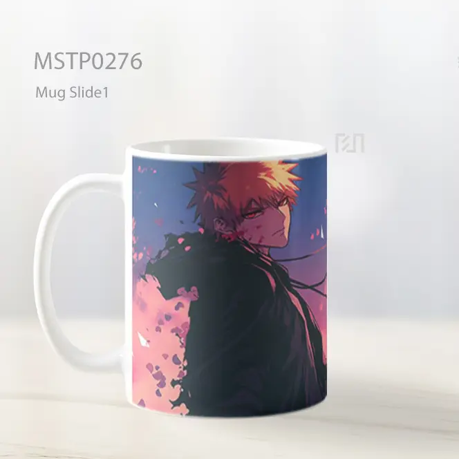 Bleach Ichigo Kurosaki Shinigami Hoodie Mug MSTP0276 - All-side / Desain