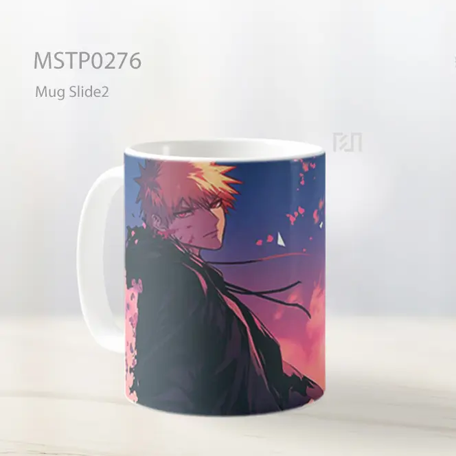 Bleach Ichigo Kurosaki Shinigami Hoodie Mug MSTP0276 - All-side / Desain