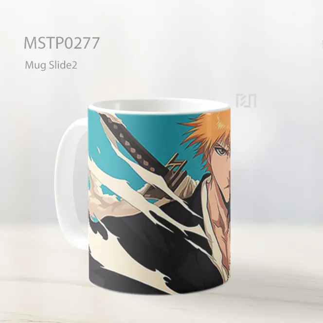 Bleach Ichigo Kurosaki Shinigami Mug MSTP0277 - All-side / Desain