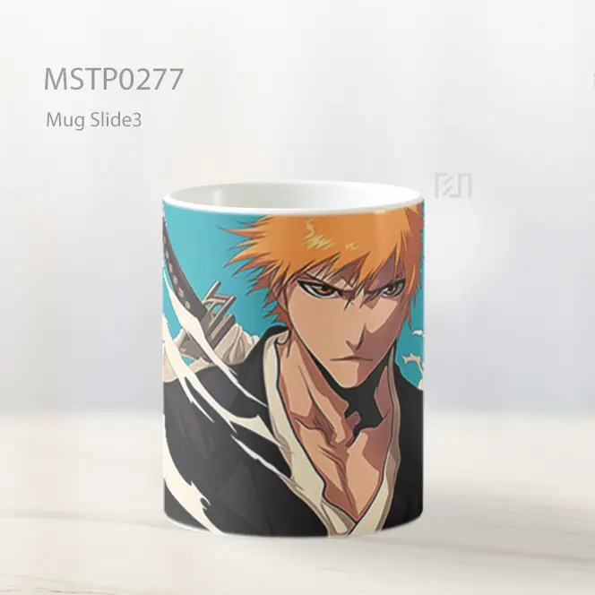 Bleach Ichigo Kurosaki Shinigami Mug MSTP0277 - All-side / Desain