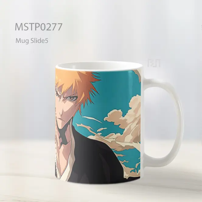 Bleach Ichigo Kurosaki Shinigami Mug MSTP0277 - All-side / Desain