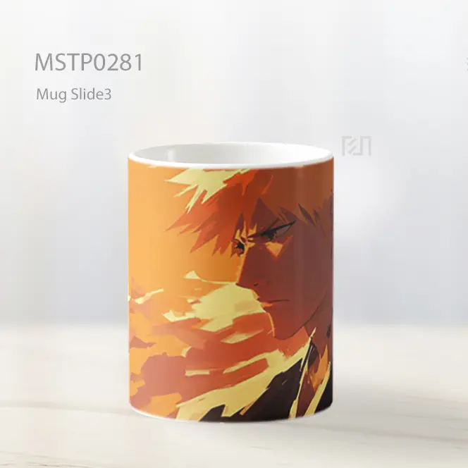 Bleach Soul Reaper Siluet Sunset Mug MSTP0281 - All-side / Desain