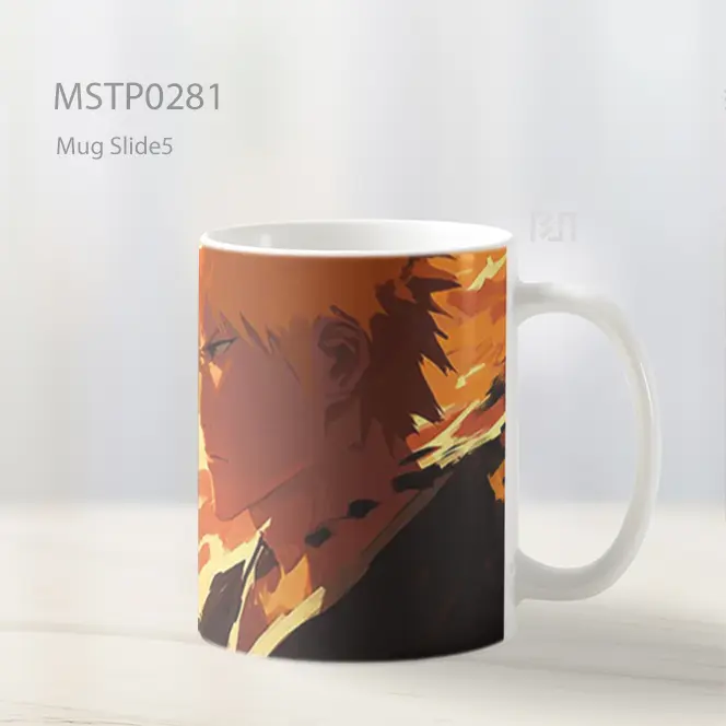 Bleach Soul Reaper Siluet Sunset Mug MSTP0281 - All-side / Desain