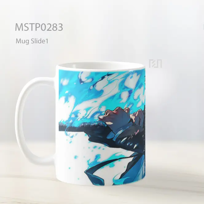 Blue Eyes White Dragon Yu Gi Oh Mug MSTP0283 - All-side / Desain