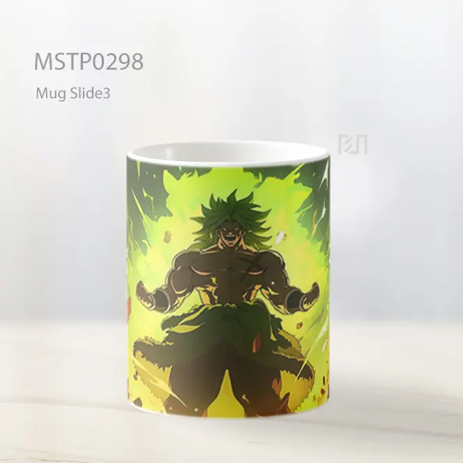 Broly Power Up Mug MSTP0298 - All-side / Desain