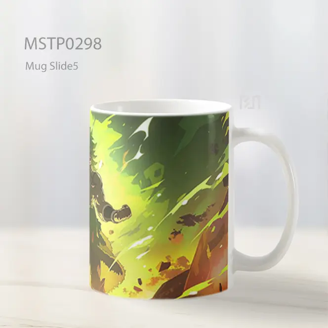Broly Power Up Mug MSTP0298 - All-side / Desain